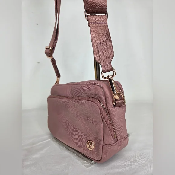 lululemon athletica Red Clay/sheer Oak Copper Hardware Crossbody Camera Bag - Picture 4 of 11